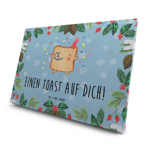 Mr. & Mrs. Panda Tee Adventskalender Toast Party - Blau Pastell