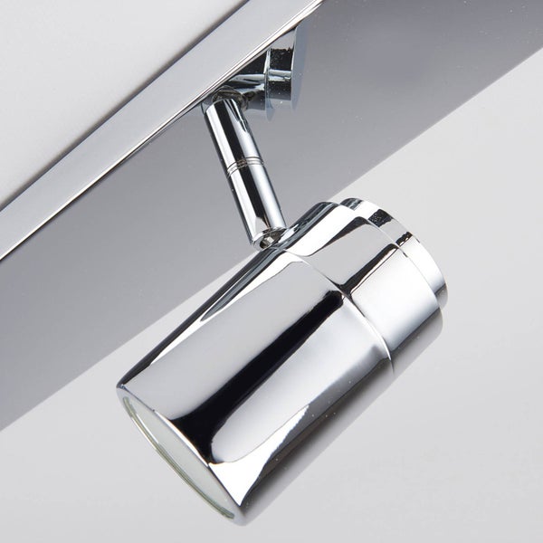 Lindby Deckenlampe Dejan (spritzwassergeschützt (Modern) in Chrom aus Metall (4 flammig, GU10) - Bad Deckenleuchte Lampe Badezimmerleuchte