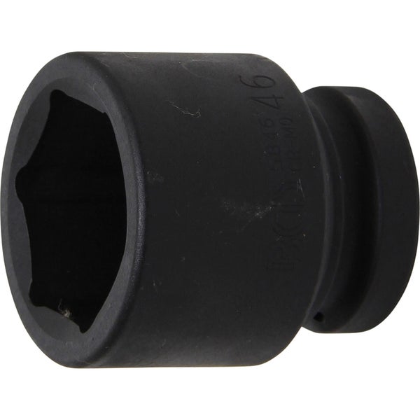 BGS Kraft-Steckschlüssel-Einsatz Sechskant Antrieb Innenvierkant 25 mm (1) SW 46 mm - 5846
