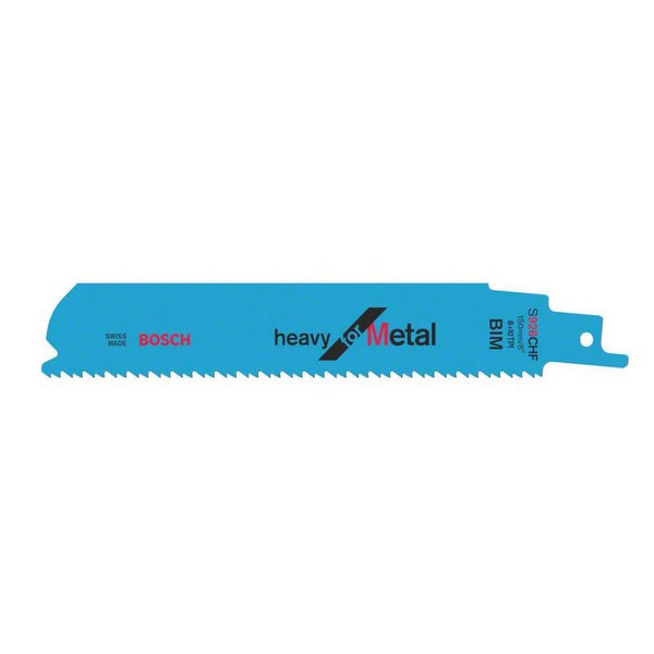Bosch Säbelsägeblatt S 926 CHF, Heavy for Metal, 5er-Pack - 2608657397