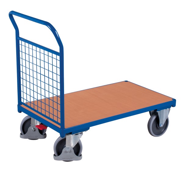 Plattformwagen mit Gitteraufbau