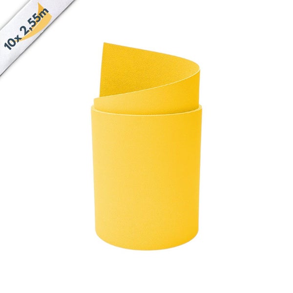 Gelbe Antirutschmatte, 10er Pack, jeweils 2,55 Meter lang