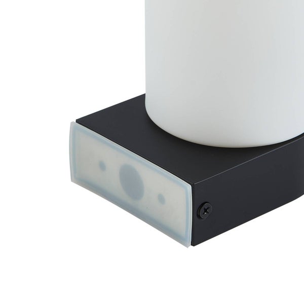 Lucande Wandleuchte, Wandlampe Bad Basolo (spritzwassergeschützt (Modern) in Schwarz aus Metall (1 flammig E14) - Wandleuchten Spiegelleuchte Badezimmer Wandbeleuchtung Badezimmerleuchte
