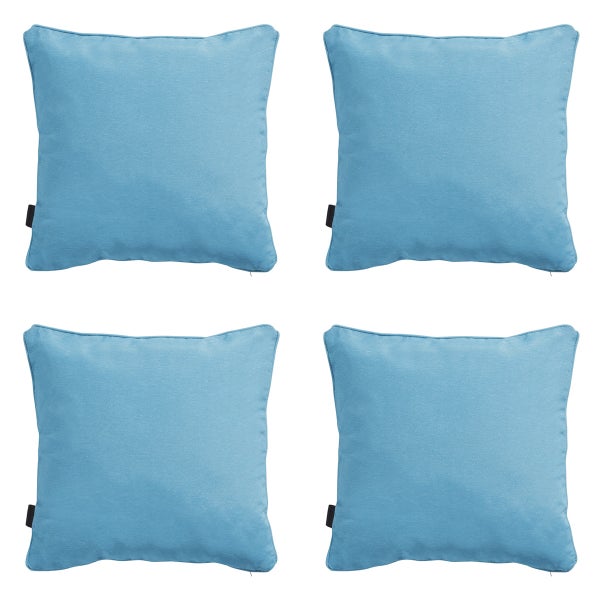 Dekokissen Panama aqua - Ca. 45x45 cm - 4er-Set