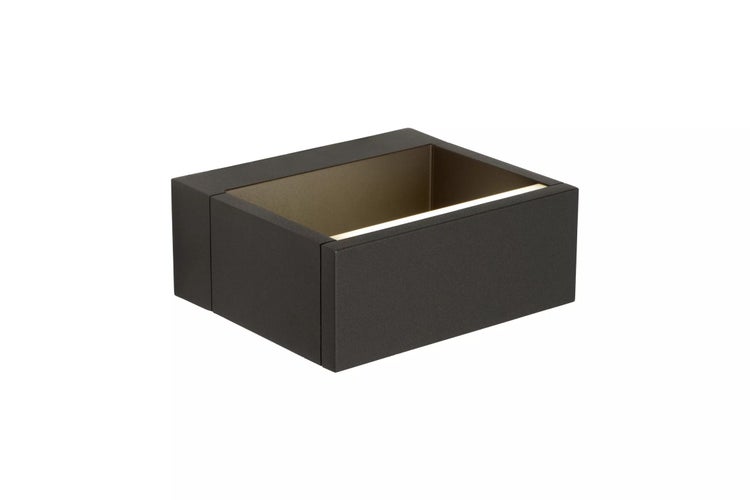 Moderne rechteckige Wandleuchte für den Außenbereich