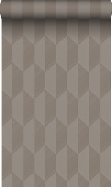 Origin Wallcoverings Öko-Strukturtapete 3D Muster Taupe - 50 x 900 cm - 348039