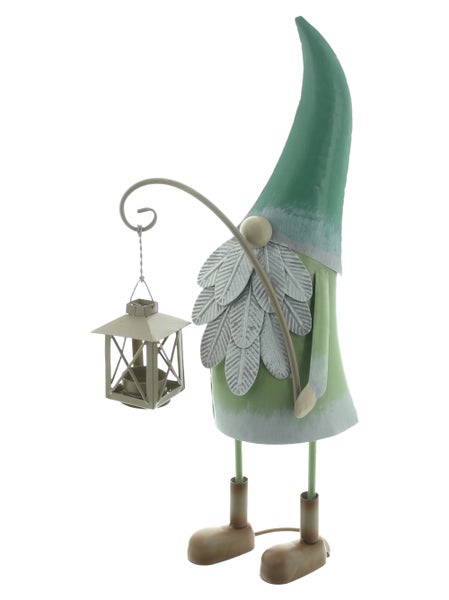 FRANK FLECHTWAREN | Wichtel Laterne, 23 x 9,5 x 51 cm, METALL, GLAS