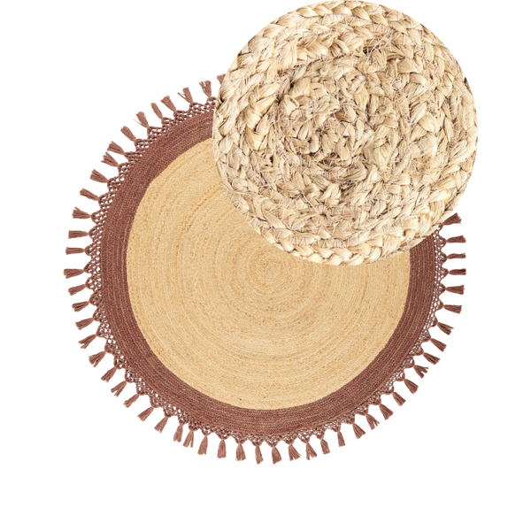 Teppich MARTS Braun ø 140 cm Jute