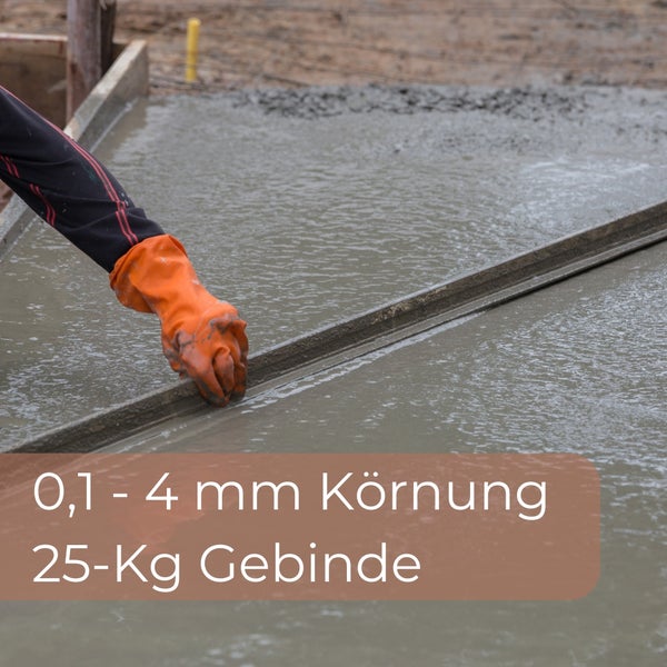 Estrichsand 25 Kg 0 - 4 mm Quarzsand Sand Zuschlagstoff für Estrich für Stukturputz Mörtelsand Estrichsand verdichten