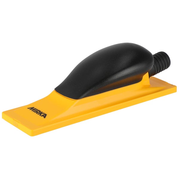 Mirka Handblock Kit / Handschleifer mit konvex und konkav  Aufsätzen / für 70x198mm Schleifstreifen Klett + 40x Abranet Schleifstreifen, 4m Absaugschlauch, Adapter