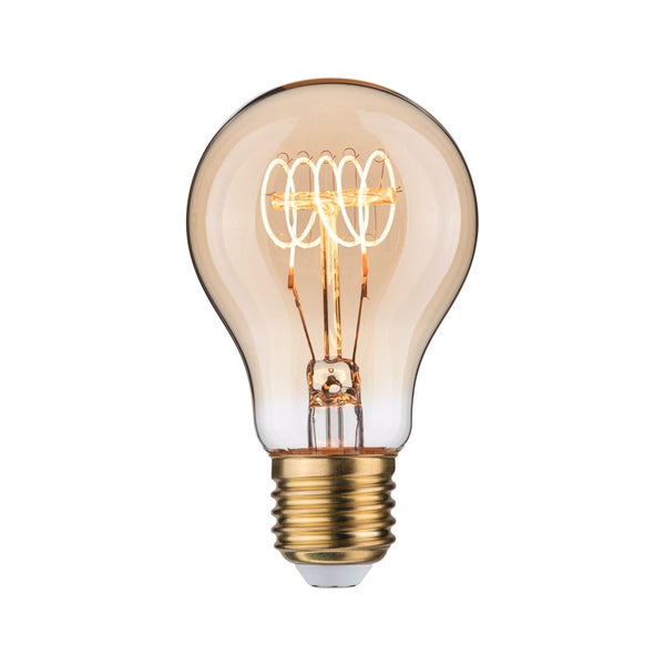 Rustic Shine Standard 230V LED Birne E27 300lm 4,5W 1800K dimmbar Gold