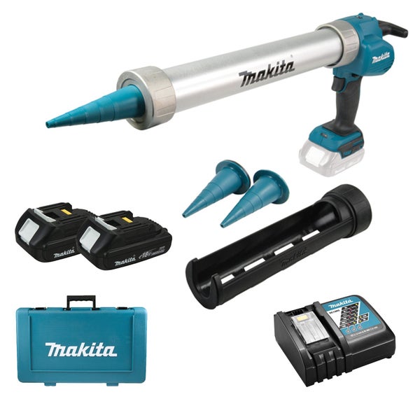Makita Akku-Kartuschenpistolen-Set mit Zubehör