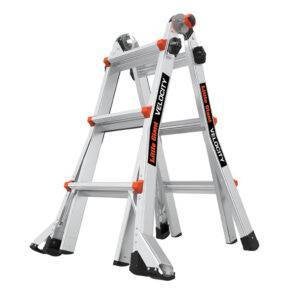 Little Giant Velocity Mehrzweckleiter aus Aluminium in A-Stellung als Stehleiter
