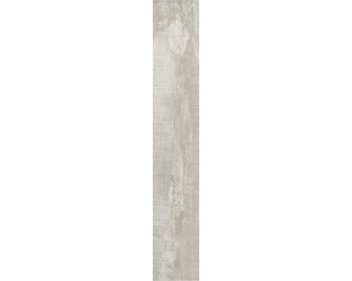 Wand- und Bodenfliese Chalet 2.0 silver grey 20x120 cm matt rektifiziert