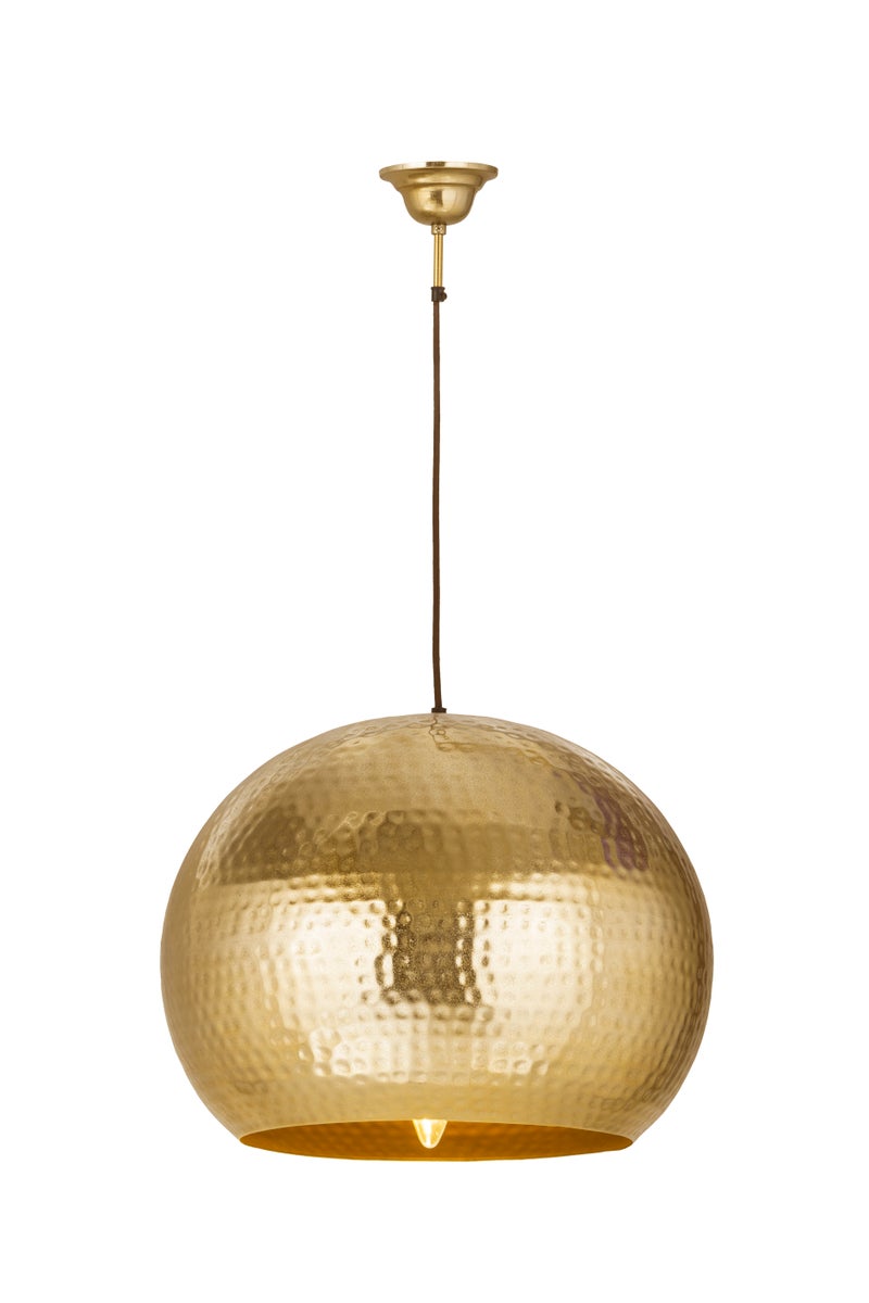 Moderne Hängelampe Rund in Gold 35 cm | Wohnzimmer Esszimmer Leuchte