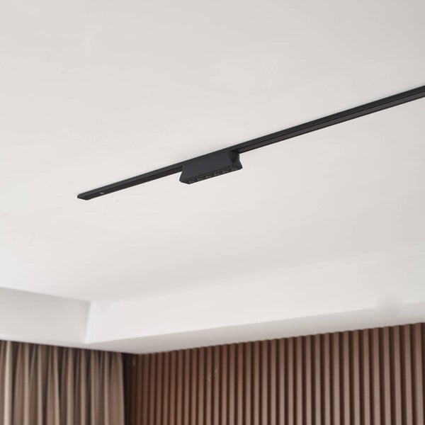 Lindby LED Lumaro (Modern) in Schwarz (6 flammig, ) Wohnzimmerleuchte