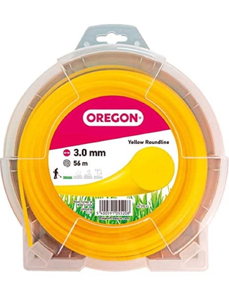 OREGON Mähfaden, Trimmerfaden Gelb Roundline - 3,0 mm x 56 m (69-370-Y)