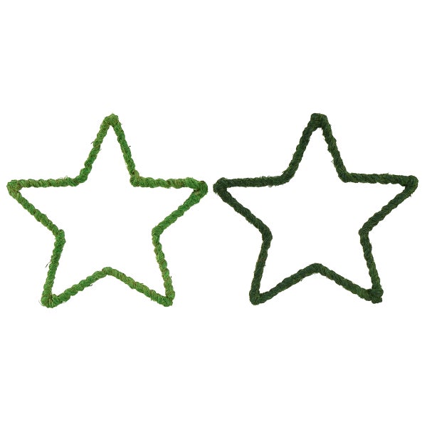 Zwei Sterne aus Seil
