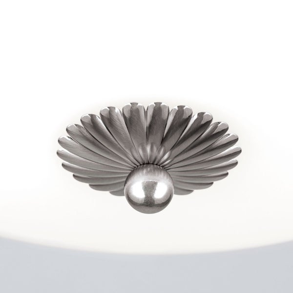 Deckenleuchte Jugendstil 47 cm silber