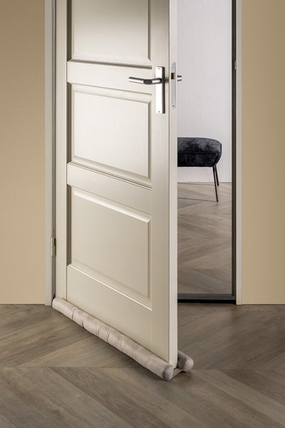 TITO - Zugluftstopper Doppel - 80x16x5 cm -  Pumice Stone - beige
