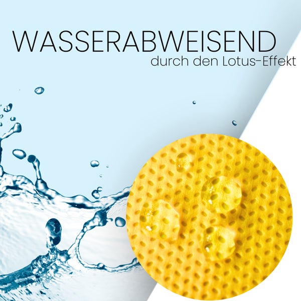 Sensalux Tischdeckenrolle 25m lang aus stoffähnlichem Vlies, 1,50 m x 25 m Gelb
