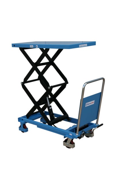 Scherenhubwagen mit HanseLifter Logo