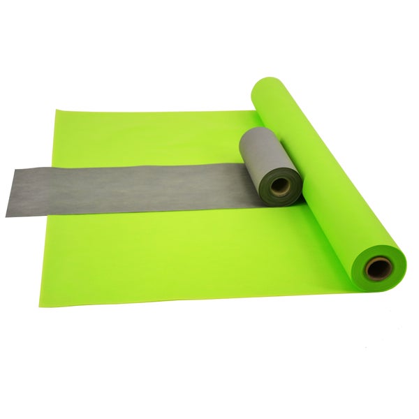 Sensalux Kombi-Set 1 Tischdeckenrolle 1m x 25m apfelgrün + Tischläufer 30cm grau
