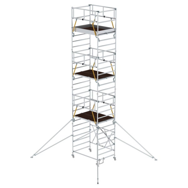 MUNK Klappgerüst SG 1,35x2,45m mit Ausleger und Sicherheitsgeländer 9,12m AH