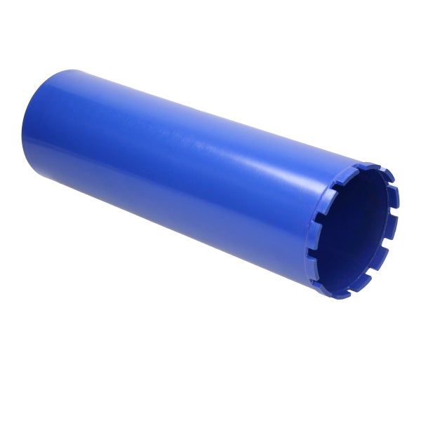 ECD Germany Diamantbohrkrone für Kernbohrgerät - 1 1/4 - Ø 132mm - 460mm - aus Metall-Legierung - Nass Trocken - Dosenbohrer Kernbohrkrone Kernbohrer Diamant Bohrkrone Nassbohrkrone Trockenbohrkrone