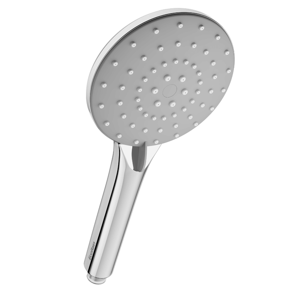 EcoRain Wasserspar Duschkopf Glenn 12 CM mit Wasserfilter Chrom - 50% wassersparender Handbrausekopf - Breite Handbrause - 3 Sprühstufen Regenbrause - Universal-Regenbrausekopf - Anti-Kalk-Duschkopf