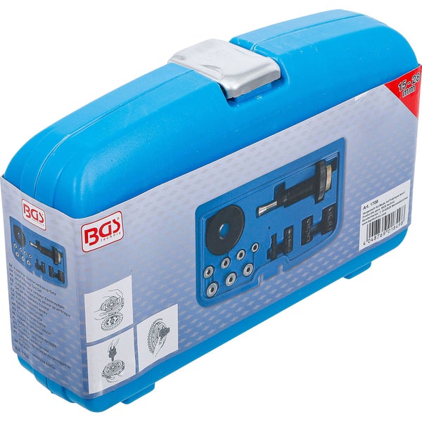 BGS technic Kupplungszentrierwerkzeug Satz im blauen Kunststoffkoffer