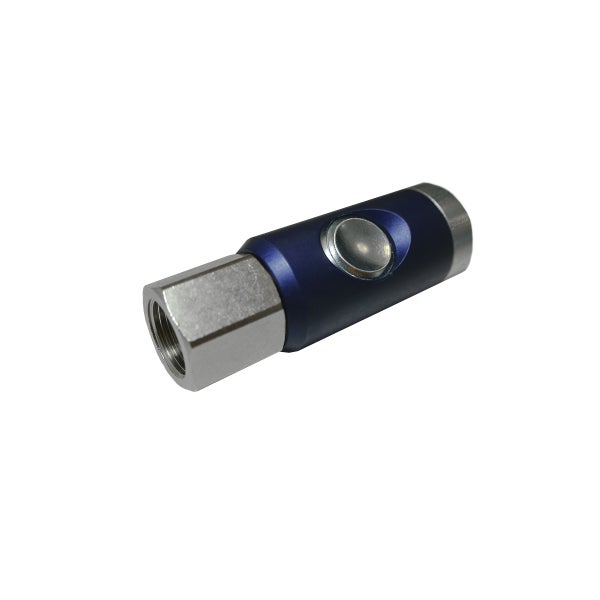 FAIRAIR Sicherheitskupplung SSK-7,4-1/2I, G 1/2 Innengewinde drehbar NW 7,4, eloxiert, FA60016