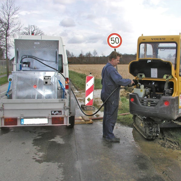 Bauer Kraftstoff-Tank MT 450 nach ADR/RID/IMDG-Code, feuerverzinkt, 450l