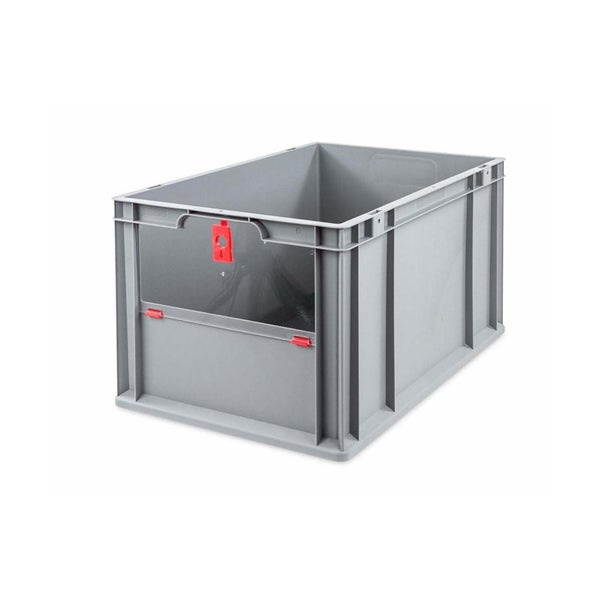 PROREGAL SuperSparSet 3x Eurobox NextGen Insight Cover HxBxT 32 x 40 x 60 65 Liter Hoch/Rot Eurobehälter Transportbox