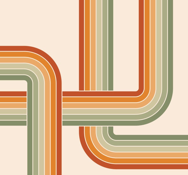 Abstraktes Tapetenmuster mit Streifen