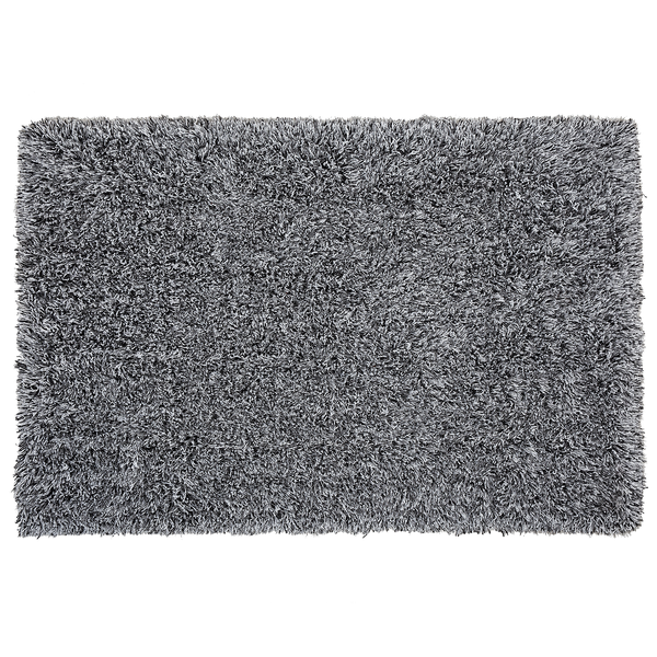 Teppich schwarz-weiß 160 x 230 cm Shaggy CIDE