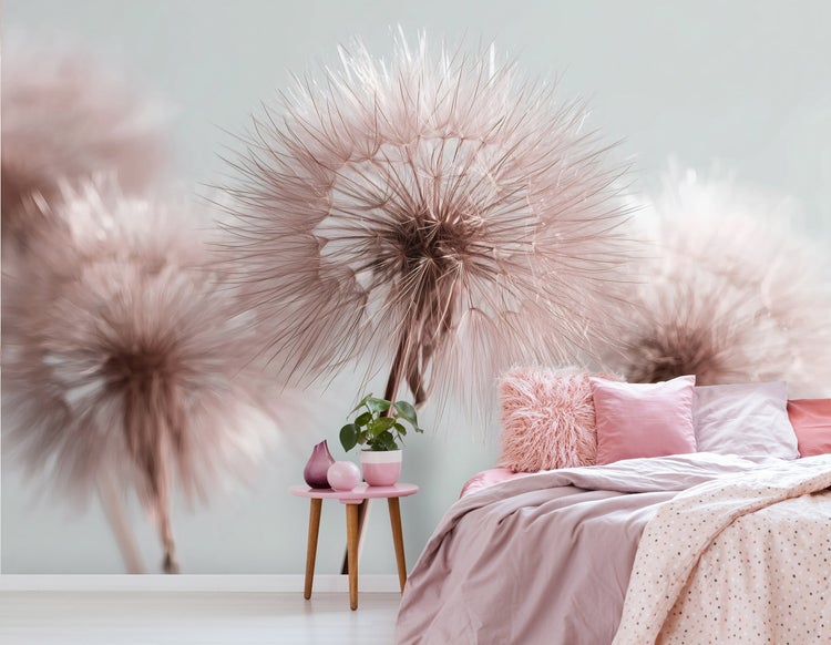 Fototapete Pusteblume Boho Wohnzimmer Vlies Tapete 300x210 cm