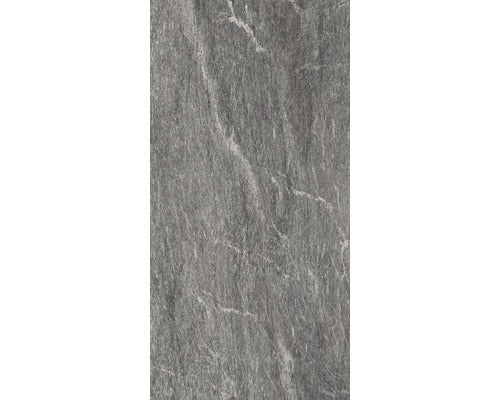 Feinsteinzeug Wand- und Bodenfliese Pietra di Vals dark 60x120 cm