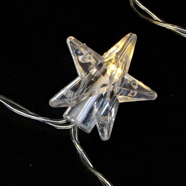 Sternförmige Lichterkette für den Innenbereich