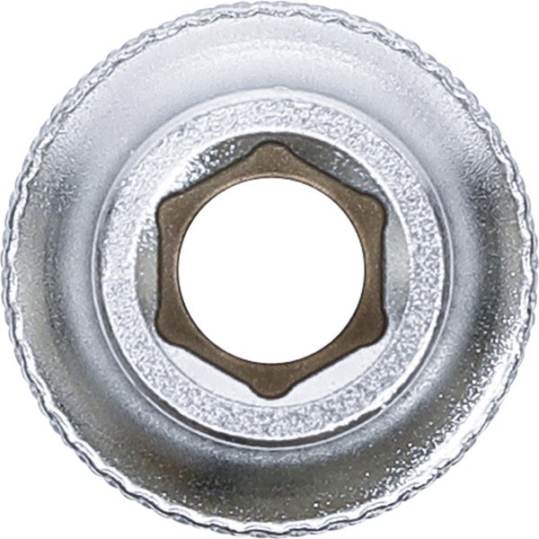 BGS Steckschlüssel-Einsatz Sechskant Antrieb Innenvierkant 12,5 mm (1/2) SW 9 mm - 2909