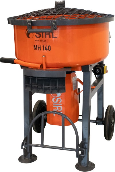 Zwangsmischer SIRL MH140 – Profi-Betonmischmaschine 130L mit 1500W Motor & Sackaufreißer