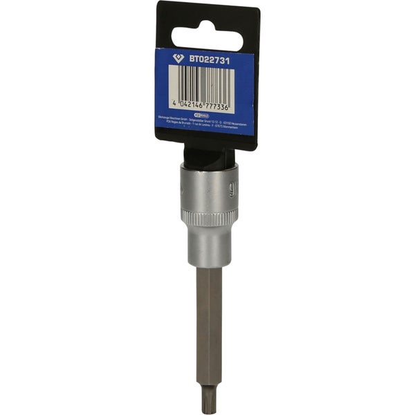 BRILLIANT TOOLS 1/2 RIBE-Bit-Stecknuss 100 mm lang M6 - BT022731
