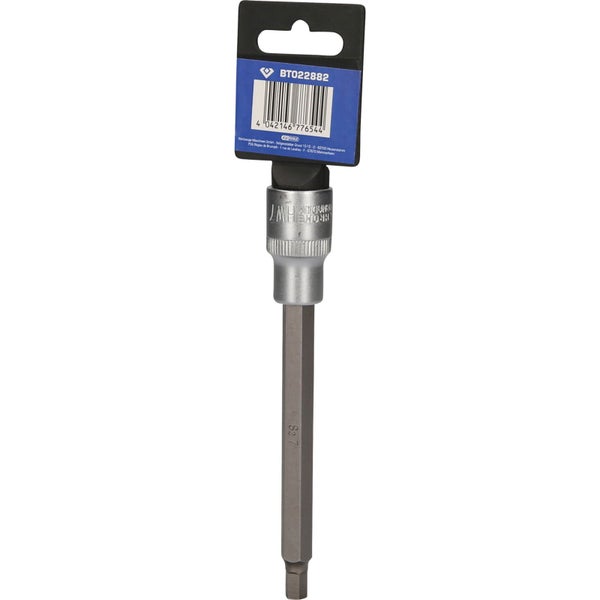 BRILLIANT TOOLS 1/2 Innensechskant Bit-Stecknuss 140 mm lang 7 mm - BT022882