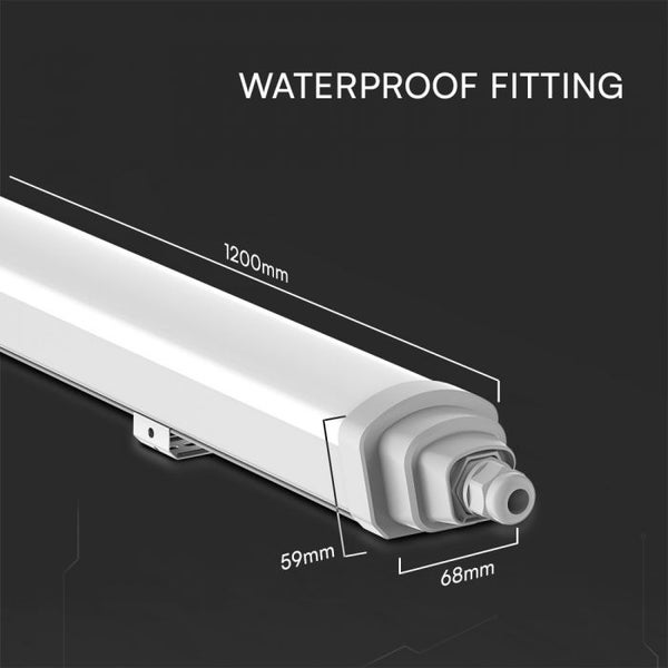 V-TAC VT-12035 - LED-Lichtleisten - 120lm/w - Serie GT - Samsung - IP65 - Weiß - 36 Watt - 4320