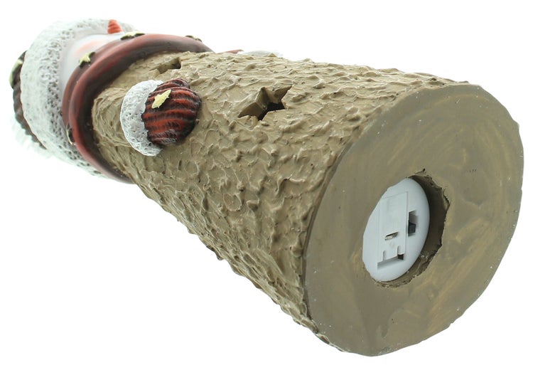 FRANK FLECHTWAREN | LED-Schneemann Winterzeit, 11 x 10 x 23,5 cm, FIBERGLAS, KUNSTSTOFF