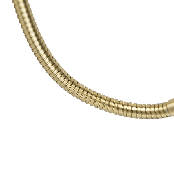 Wandleuchte Messing mit ovalem Samtschirm Blattdesign 25cm - Brescia Combi