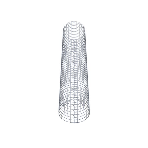 Gabionensäule Durchmesser 42 cm MW 5 x 5 cm rund - Höhe: 210 cm