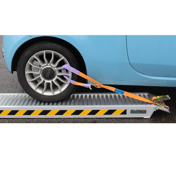 Trutzholm Radsicherungsgurt für Autotransport auf Auffahrschiene