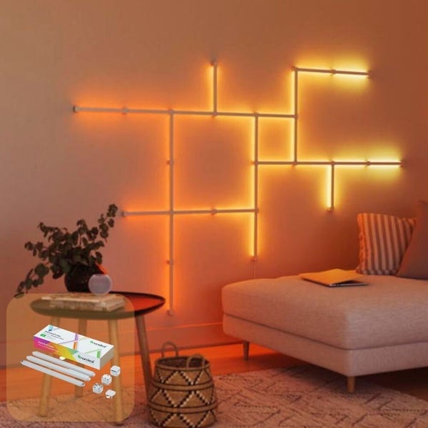 Nanoleaf LED Panel Erweiterung RGBW Lines Squared in Weiß 3x 2W 60lm