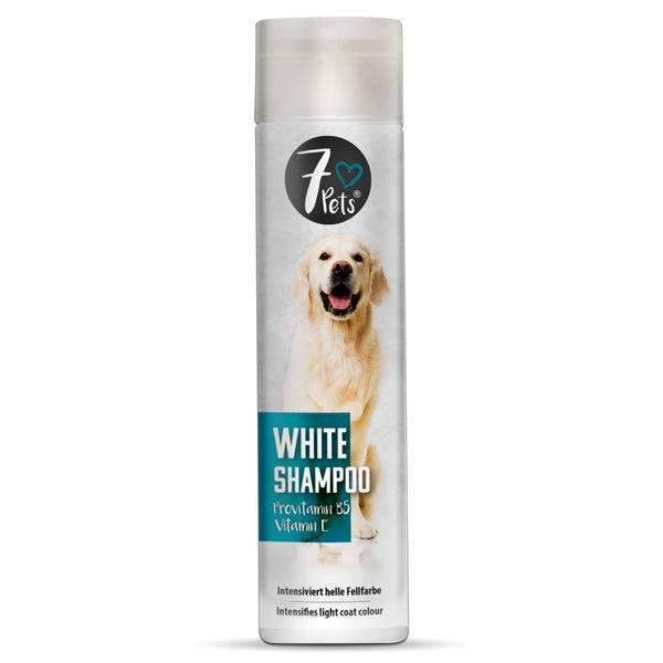 White Shampoo – Pflegendes Hundeshampoo für helles Fell mit Provitamin B5 & Vitamin E – Sanfte Reinigung & Glanzpflege für empfindliche Hundehaut